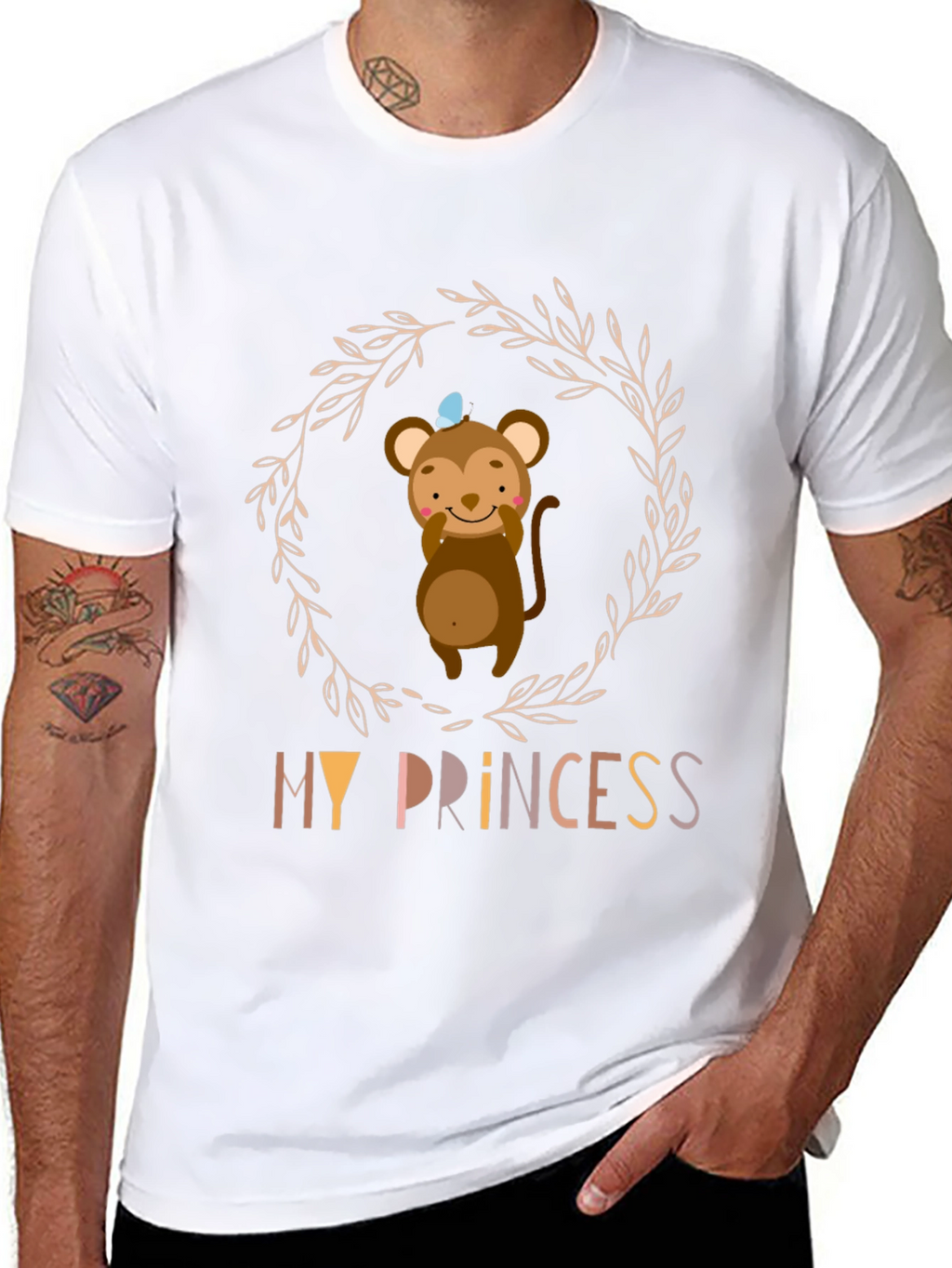 My Princess Monkey Graphic T-Shirt