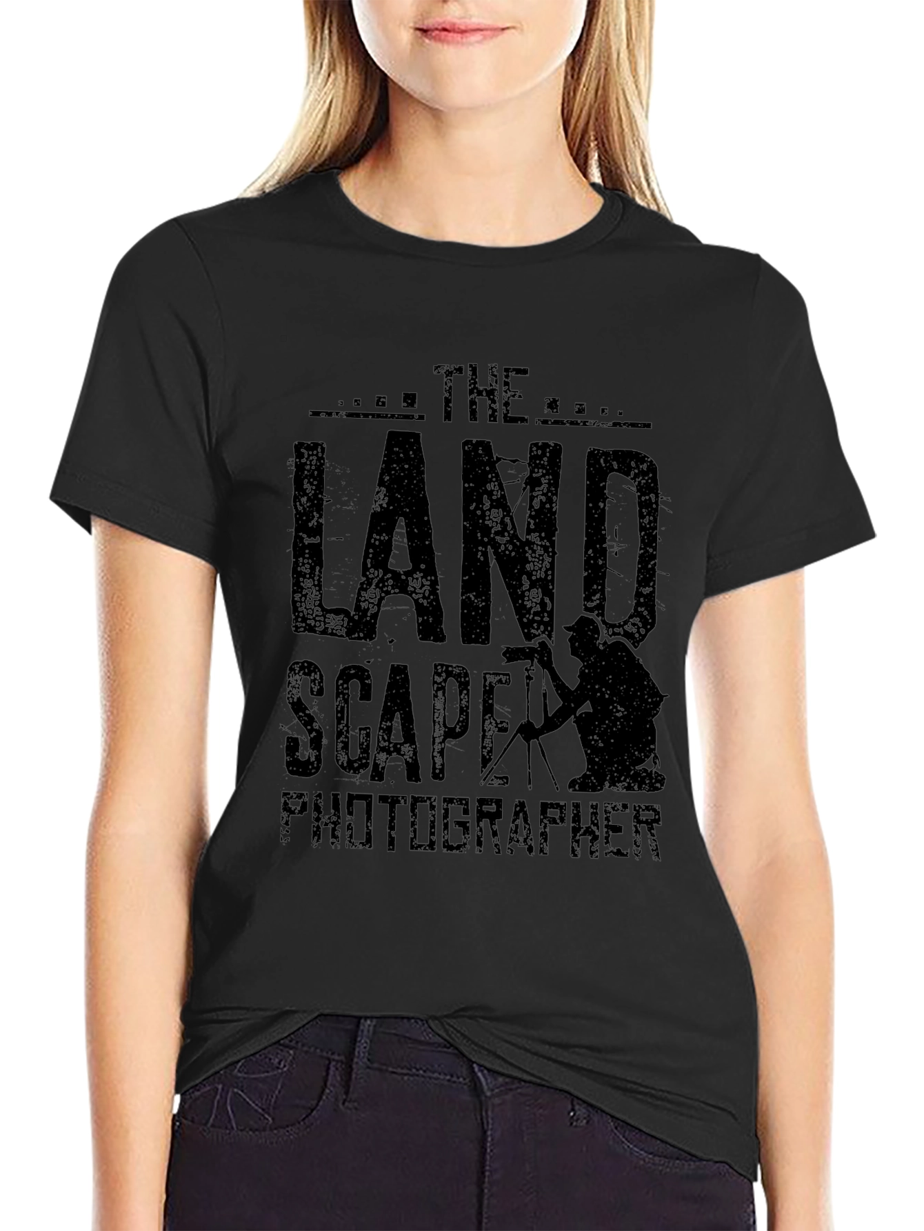 The Landscape Photographer T-Shirt - Black