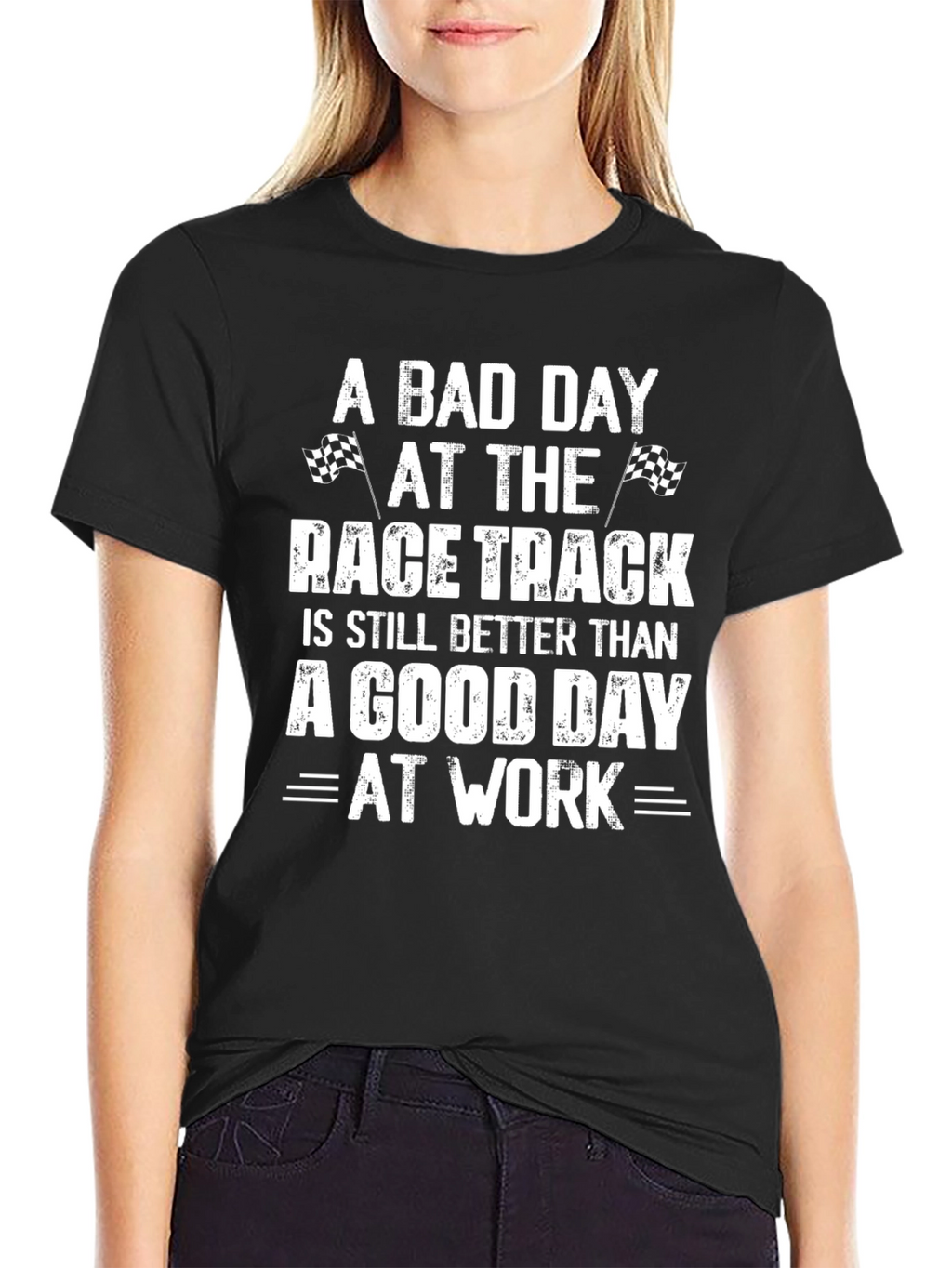 Race Track Fanatic T-Shirt - Funny Car Racing Tee
