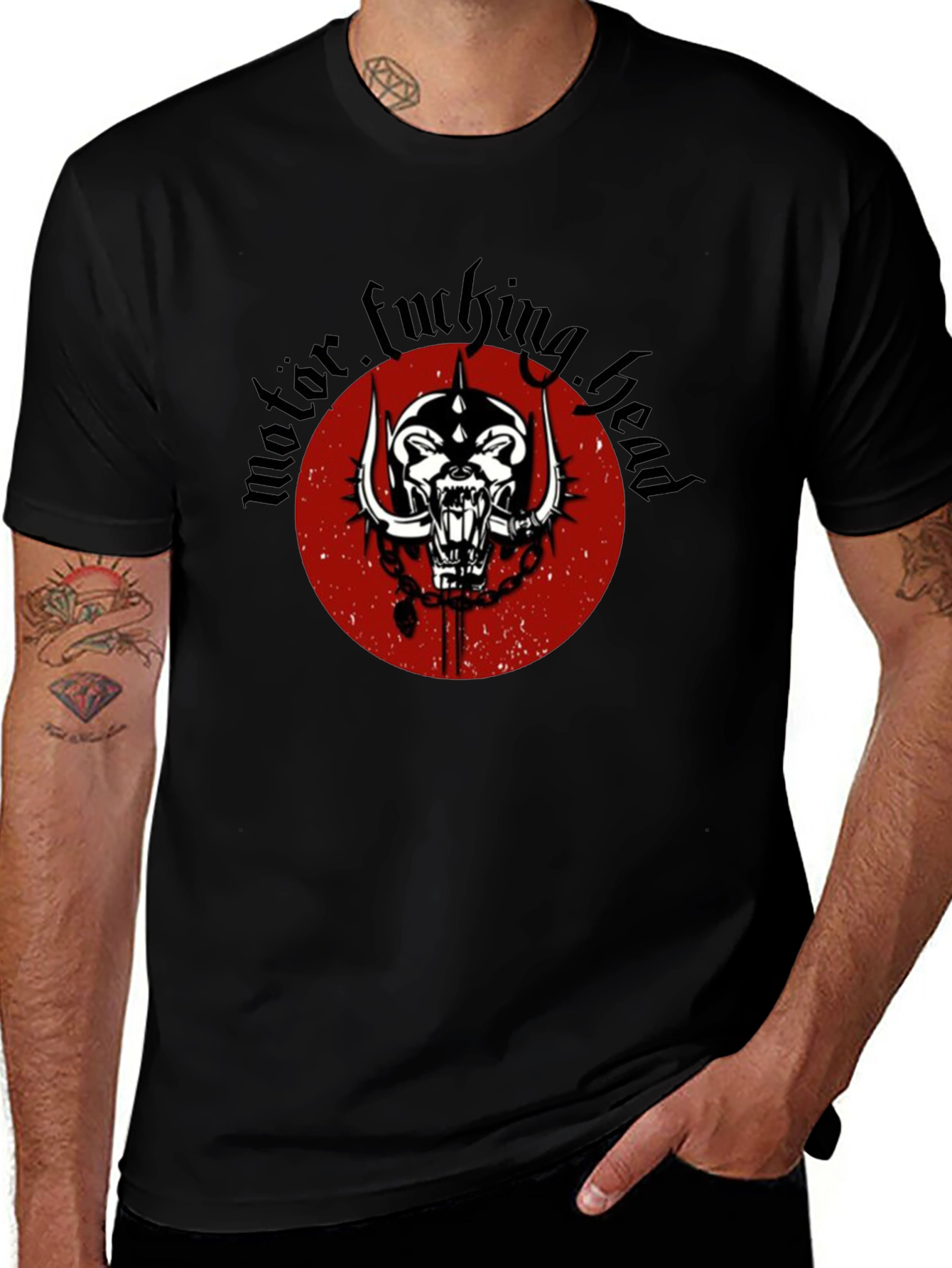 Motörhead Graphic Print Black T-Shirt