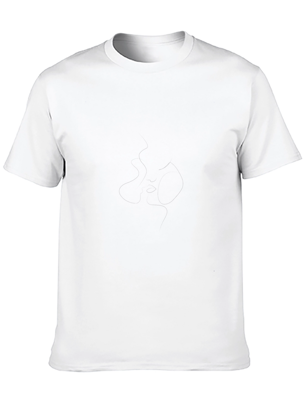 Mens Basic Black Crew Neck T-Shirt