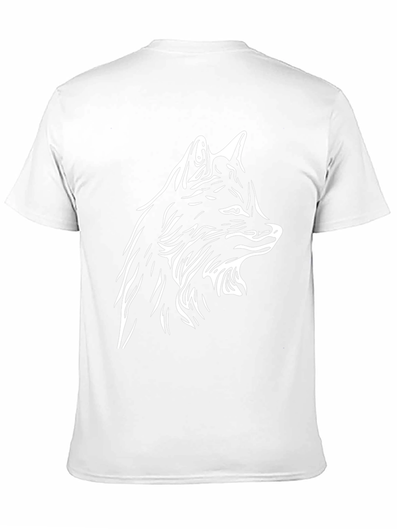 Wolf Graphic Black T-Shirt - Stylish Mens Tee