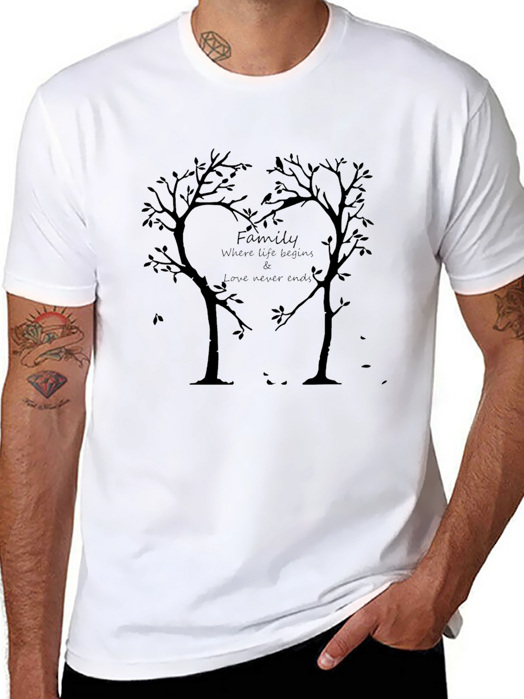 Family Tree Love T-Shirt - Where Life Begins