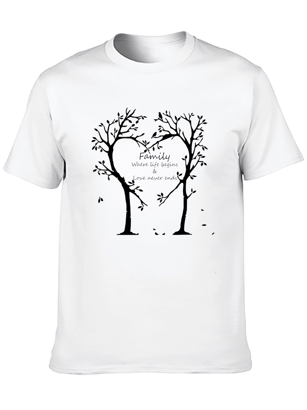 Family Tree Love T-Shirt - Where Life Begins