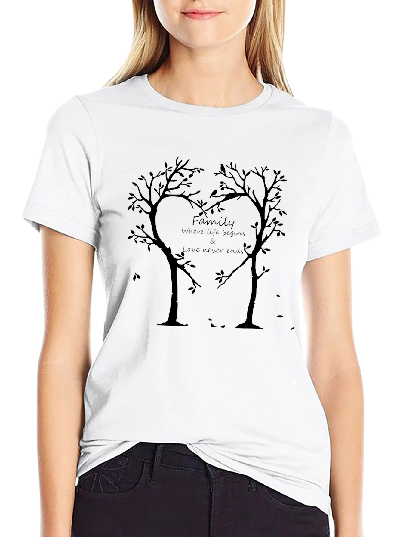 Family Tree Love T-Shirt - Where Life Begins