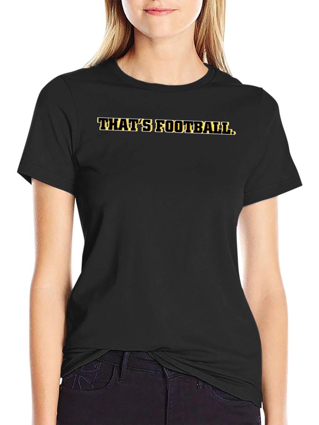 Thats Football Black Graphic Tee
