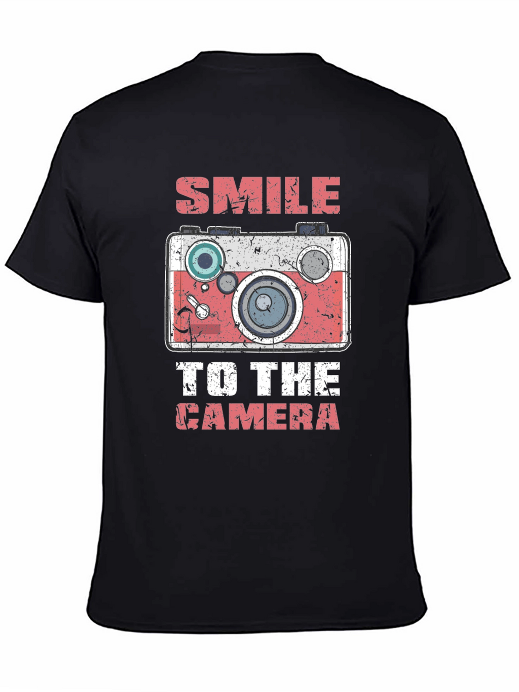 Smile to the Camera Graphic Tee - Black T-Shirt
