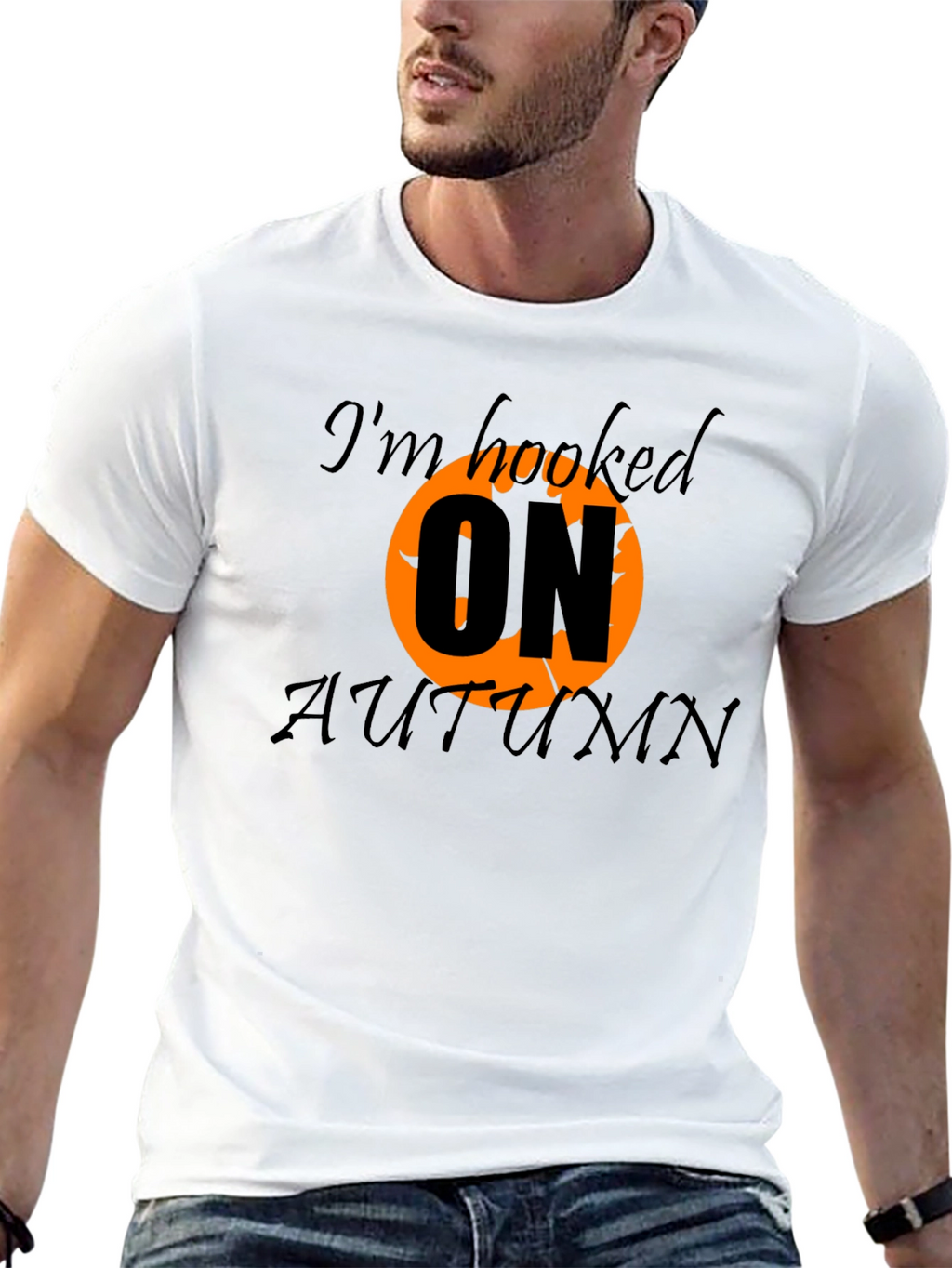 Autumn Hooked Graphic Tee - Fall Fashion