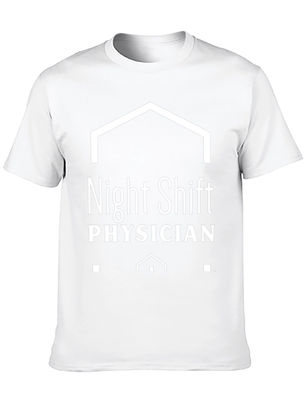 Night Shift Physician Black Tee