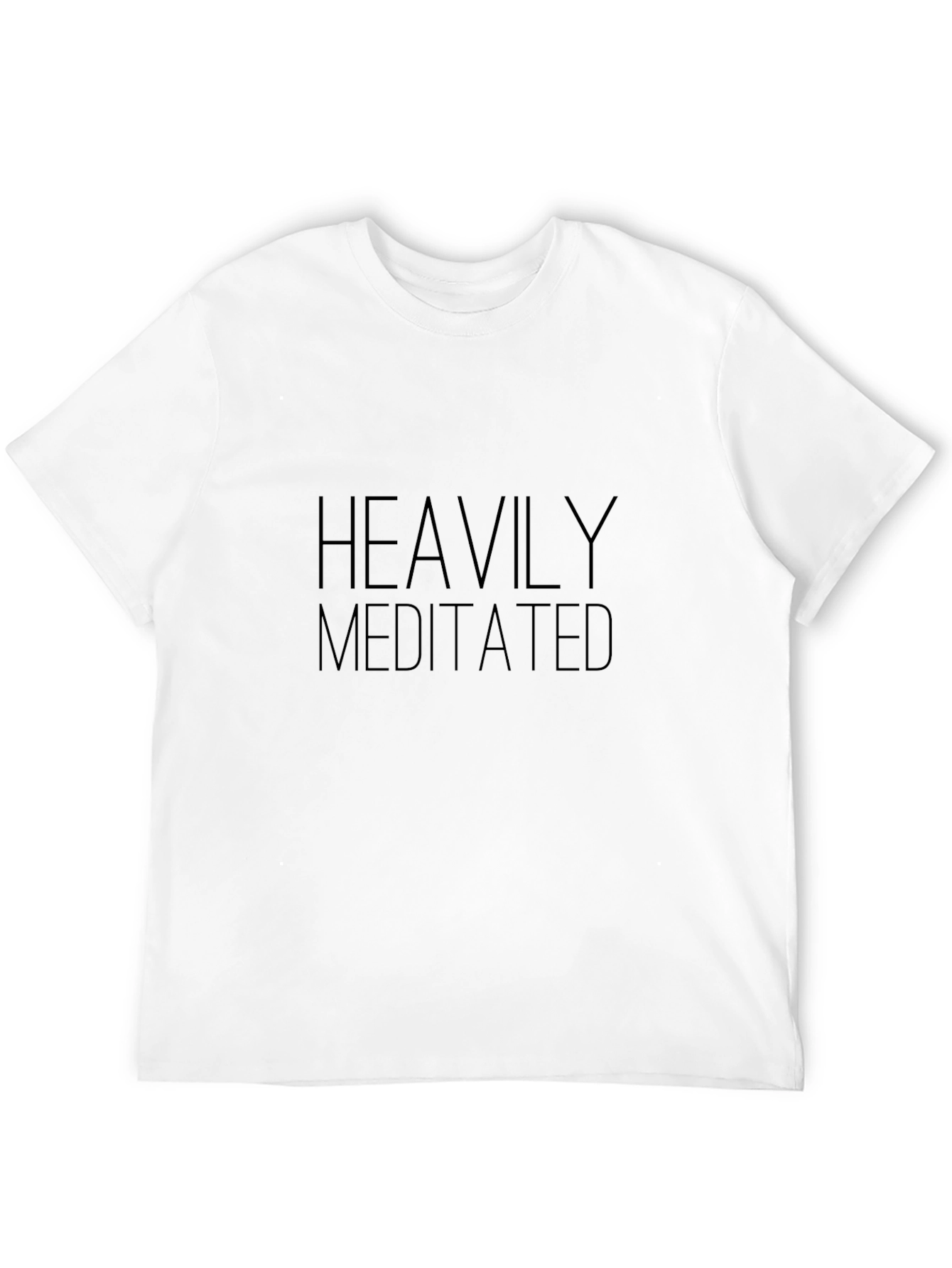 Heavily Meditated Black T-Shirt
