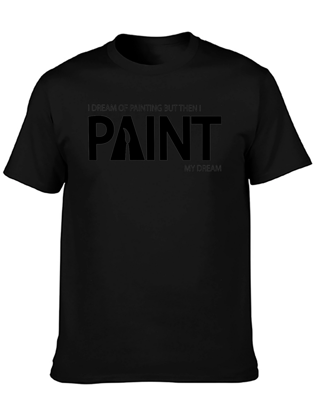 Painters Dream T-Shirt - Black Graphic Tee