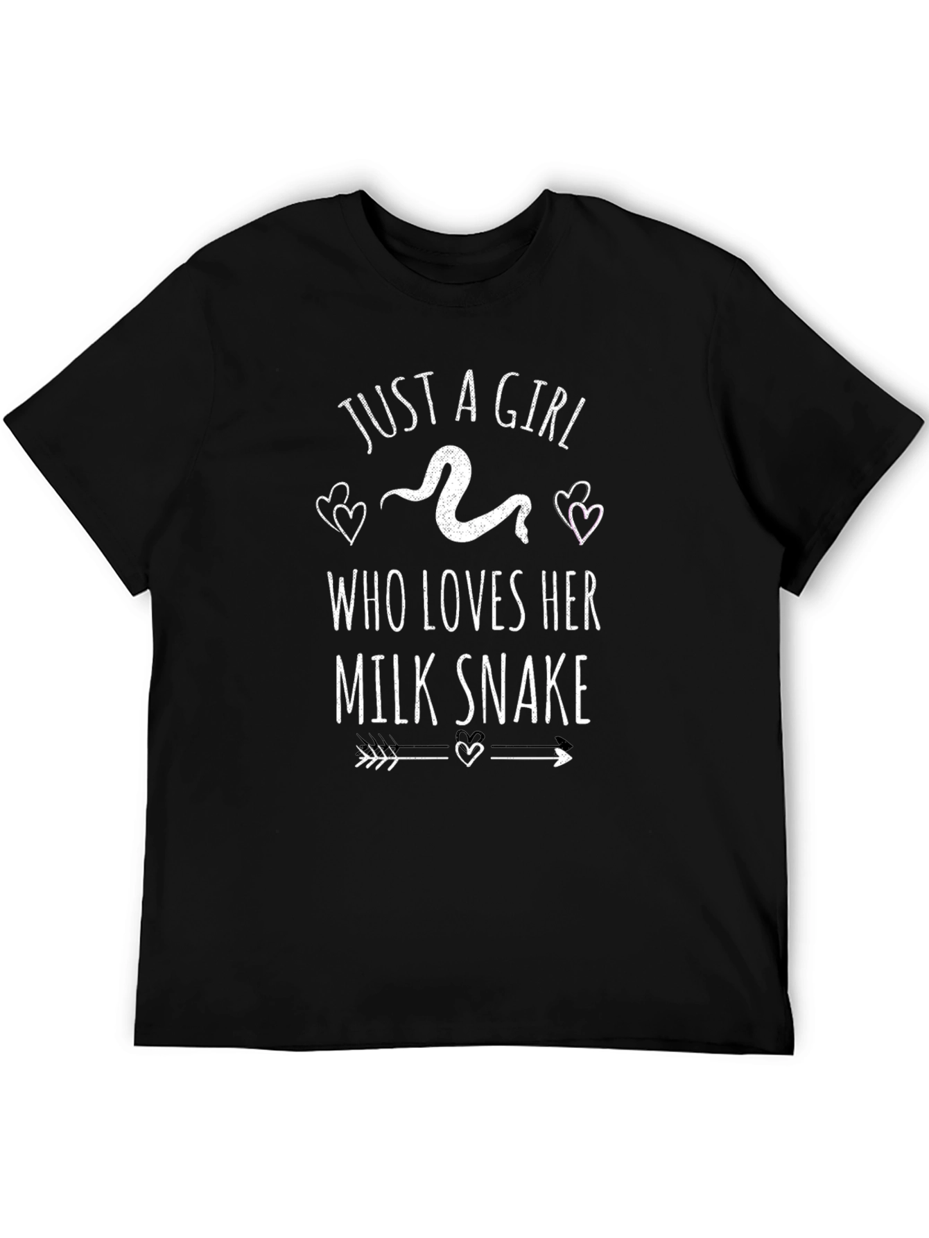Just A Girl Who Loves Her Milk Snake Graphic Tee