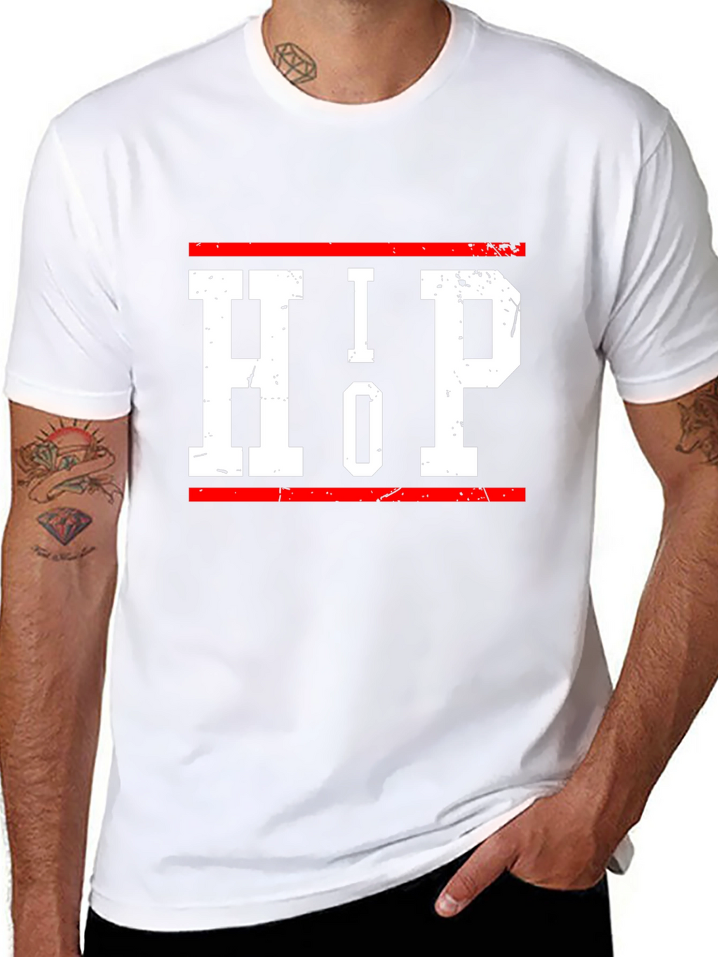 Hip Hop Graphic Tee - Black