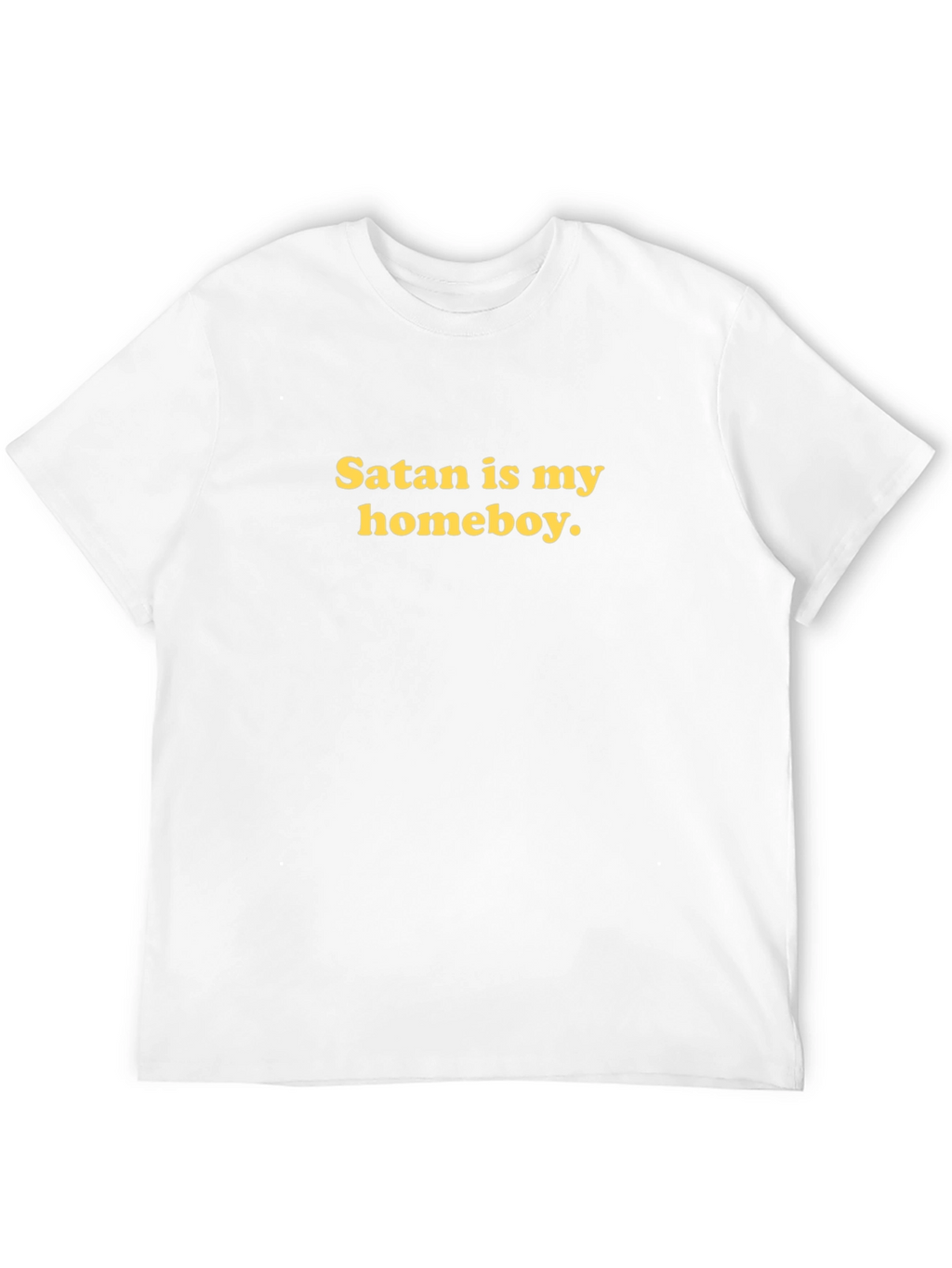 Satan is My Homeboy T-Shirt - Black Graphic Tee