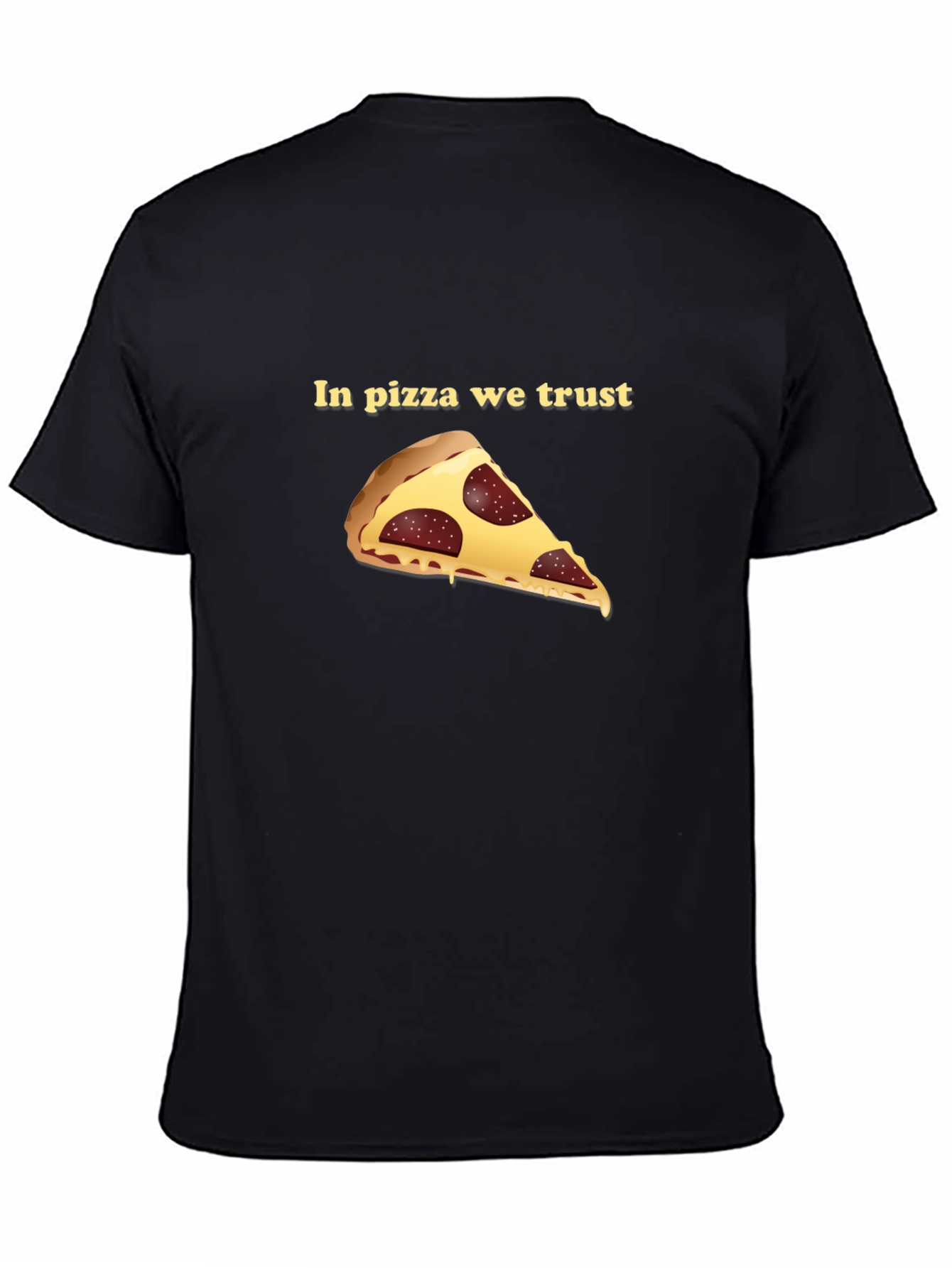 Pizza Trust Black Graphic Tee
