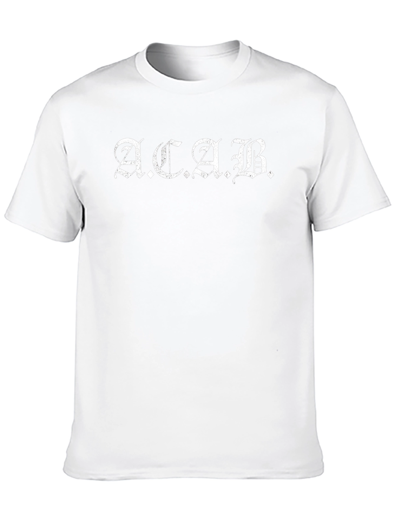 ACAB Graphic T-Shirt - Black Crew Neck Tee