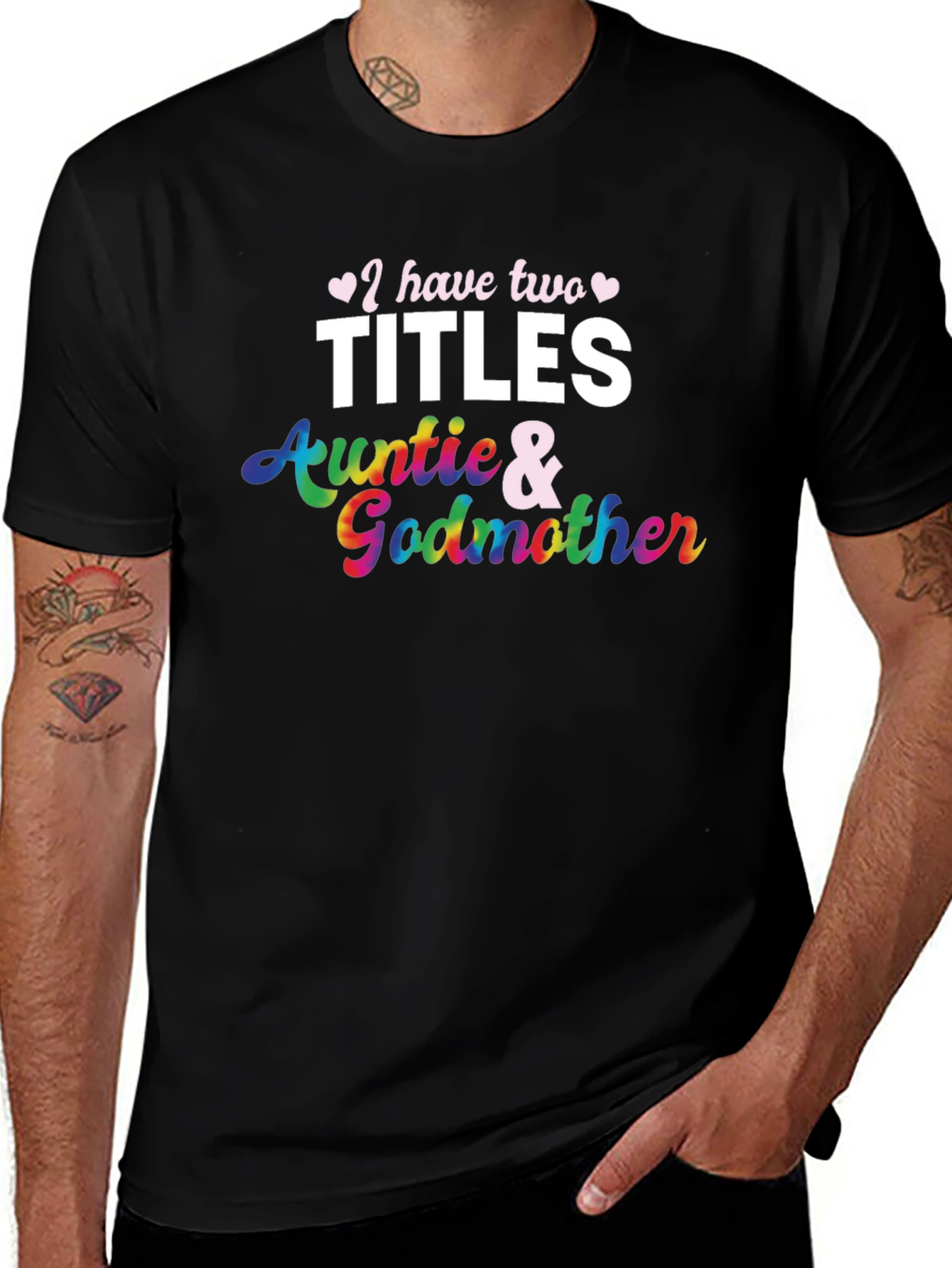 I Have Two Titles Auntie and Godmother T-Shirt
