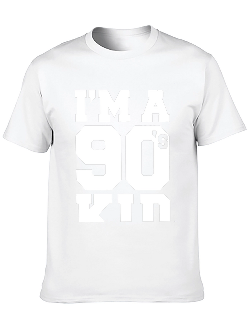 90s Kid Black Graphic T-Shirt