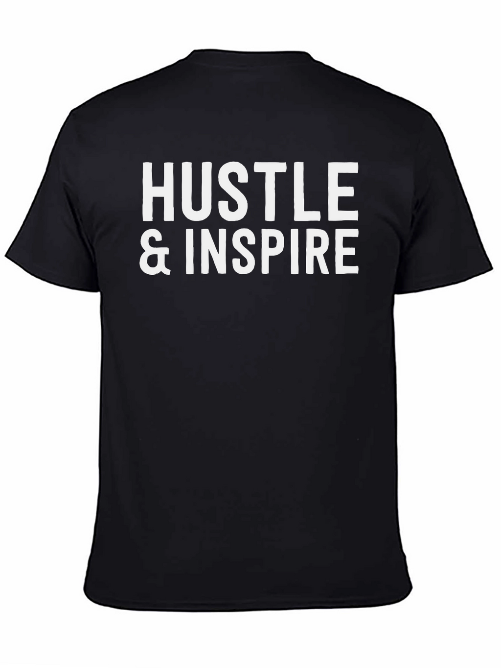 Hustle & Inspire Black Graphic Tee