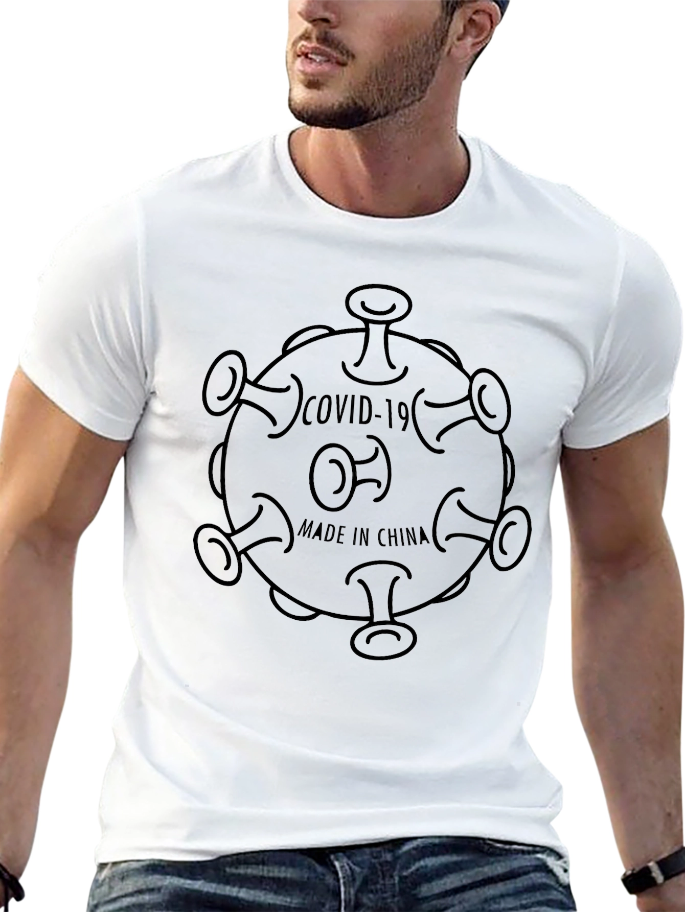 Novelty COVID-19 Made in China T-Shirt