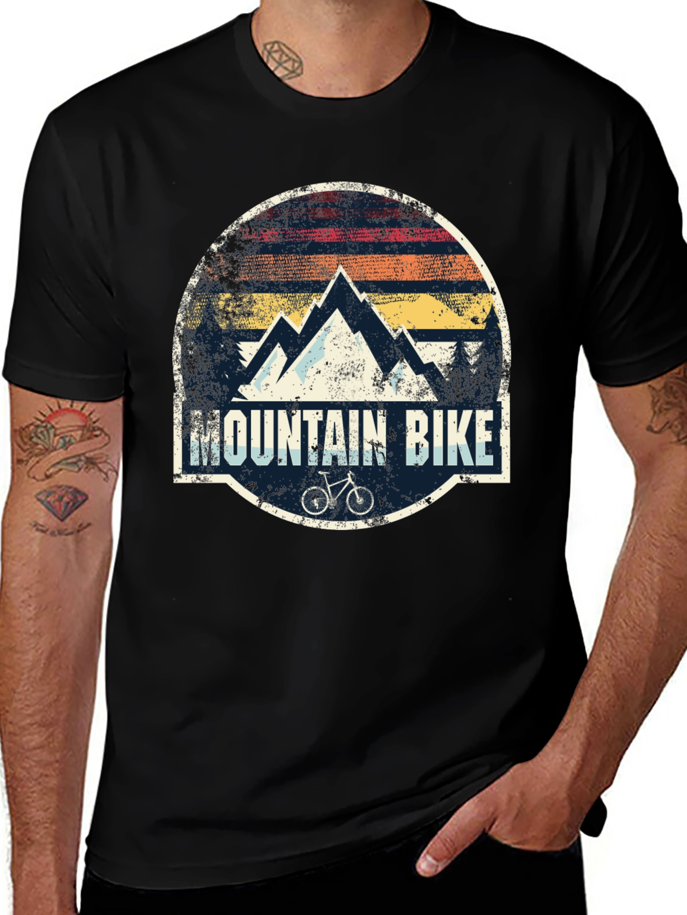 Mountain Bike Graphic Tee - Outdoor Adventure Shirt