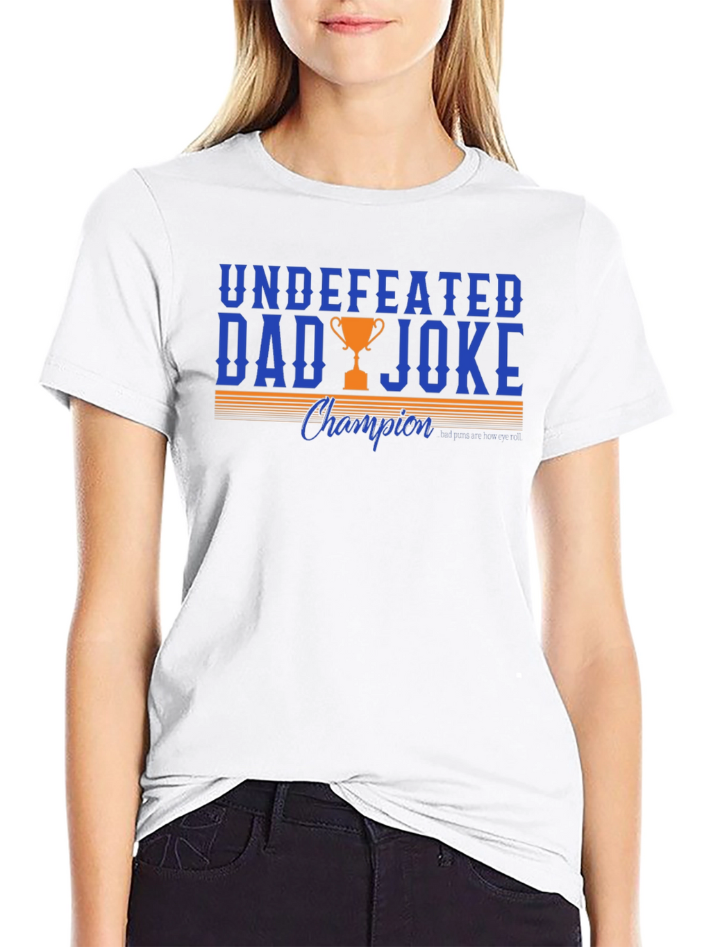 Undefeated Dad Joke Champion Graphic T-Shirt