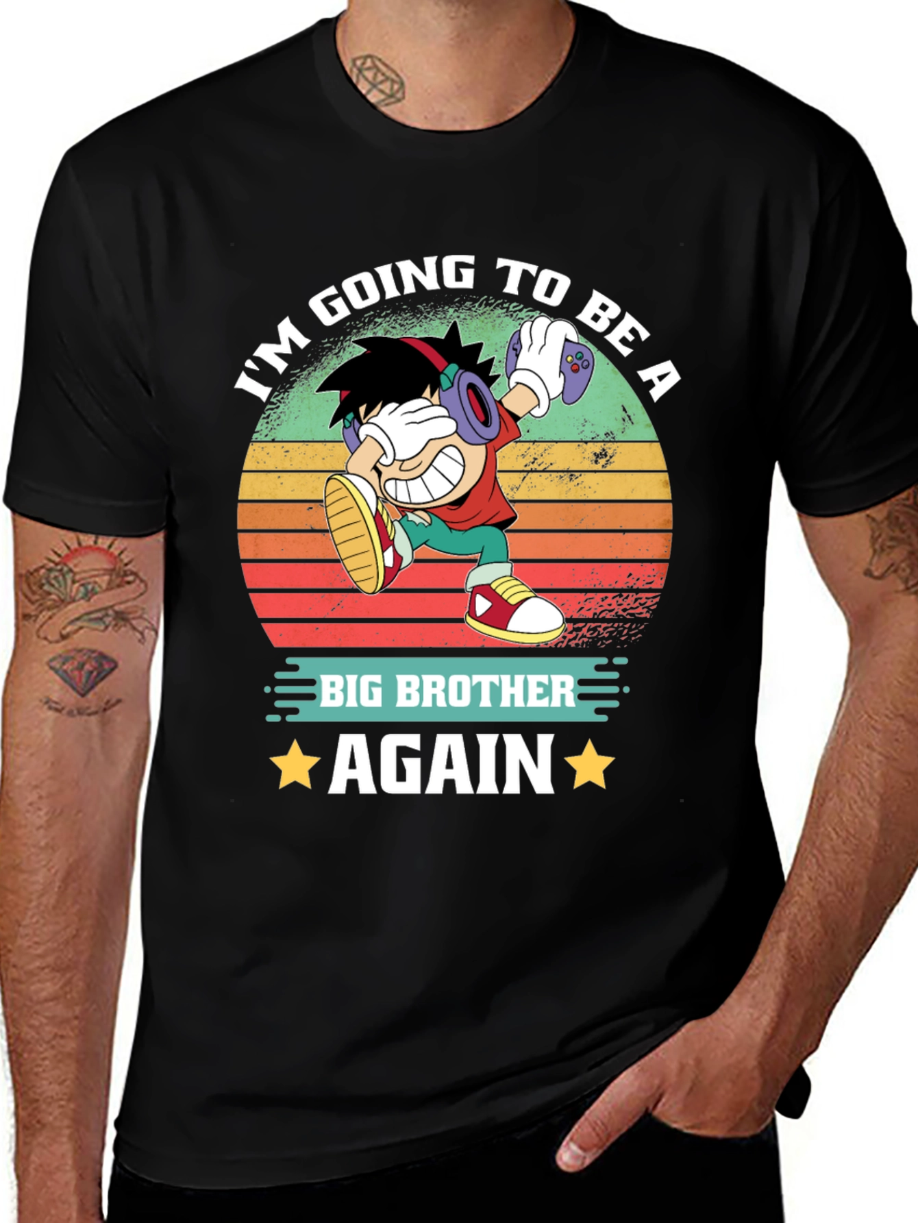 Big Brother Again T-Shirt - Gamer Design