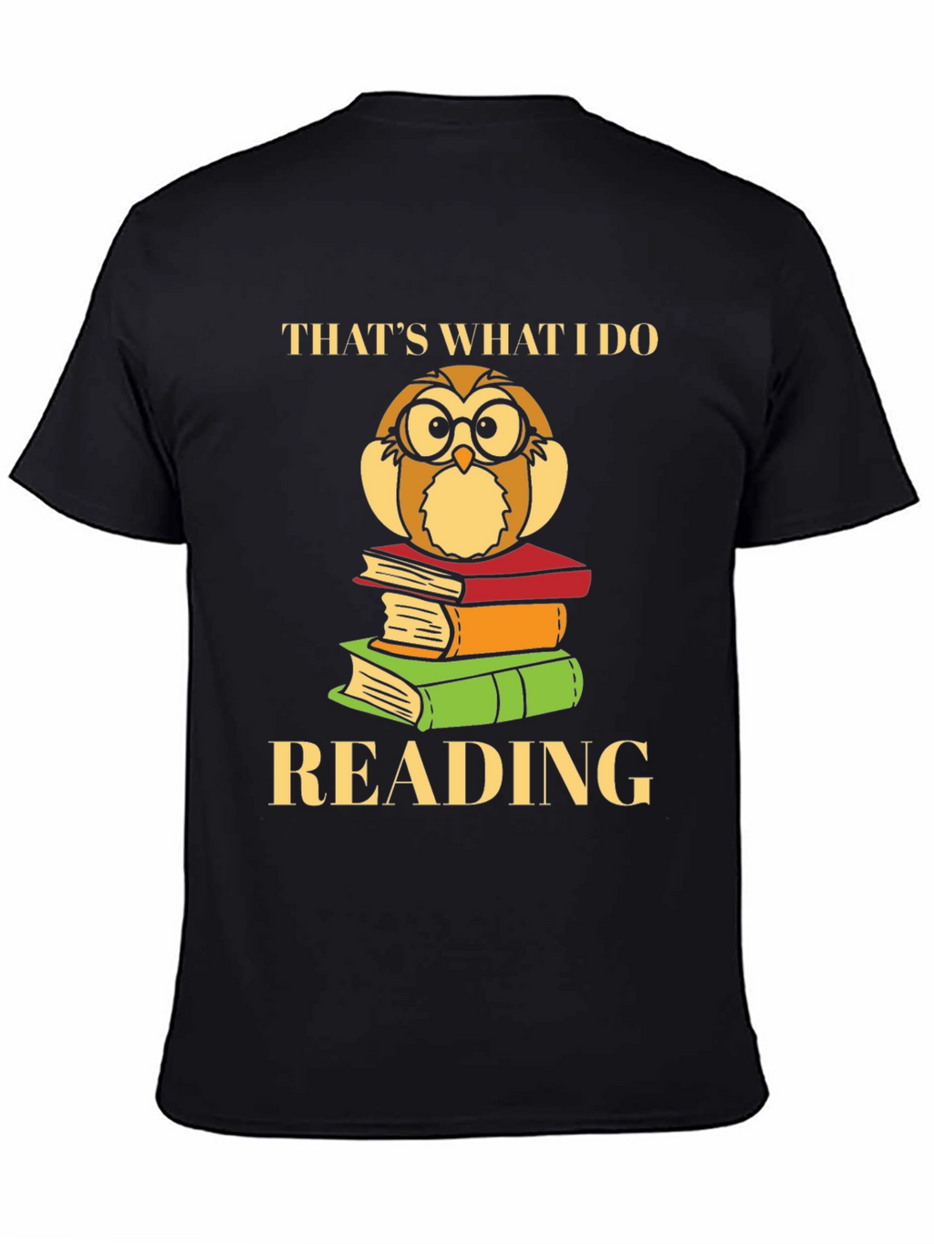 Bookworm Owl Reading T-Shirt