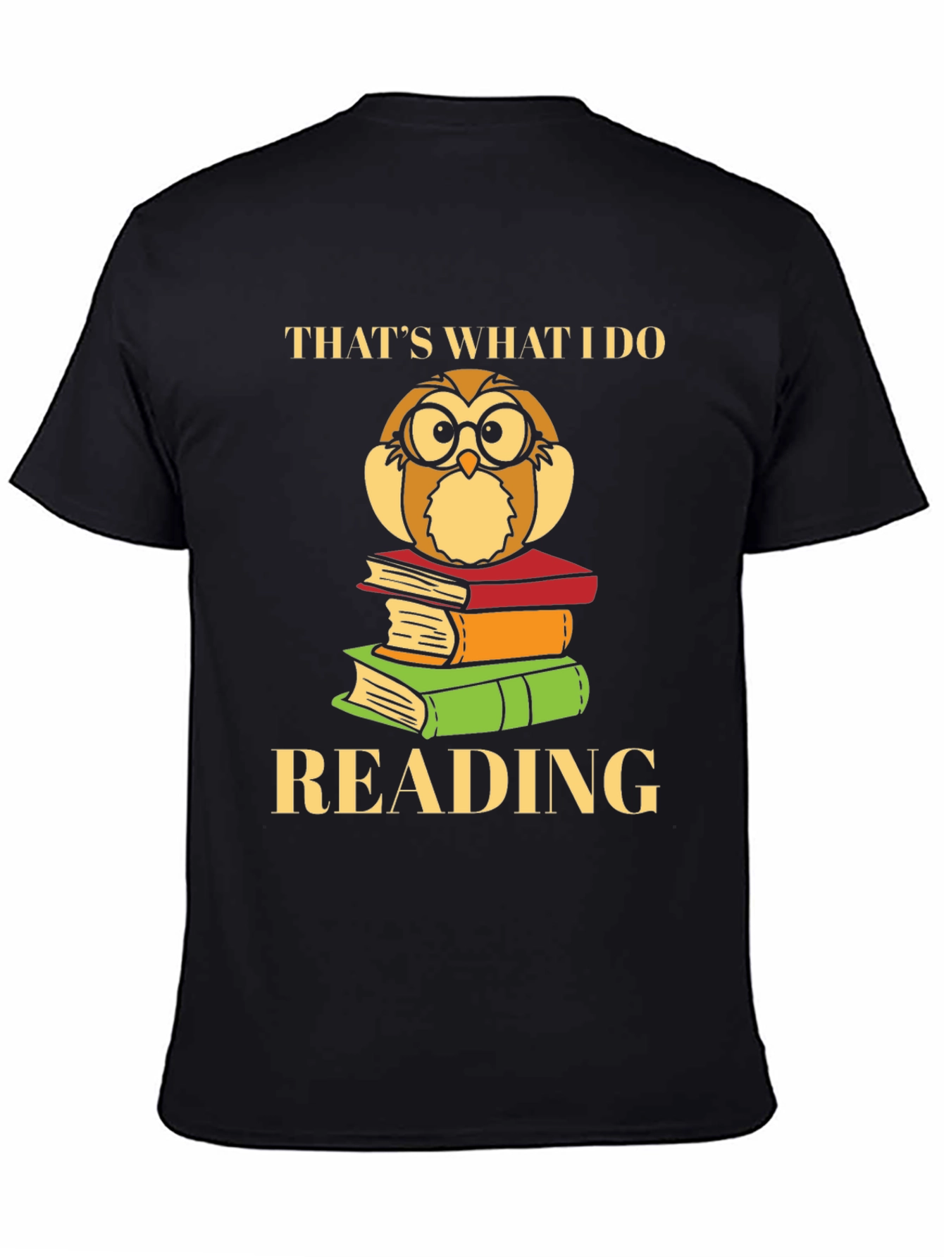 Bookworm Owl Reading T-Shirt