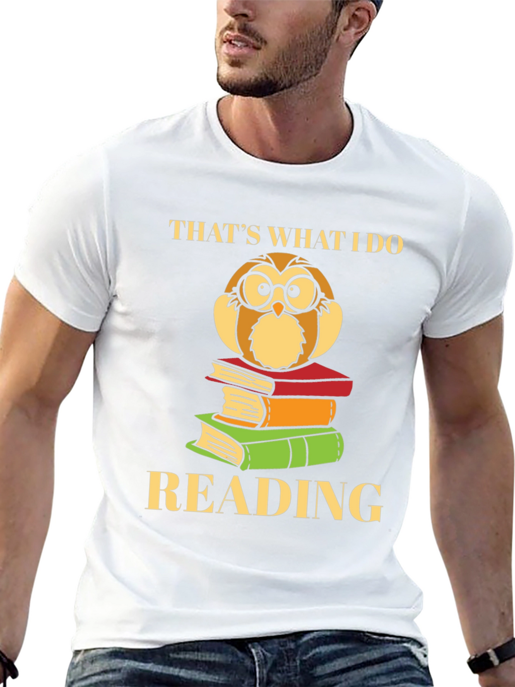 Bookworm Owl Reading T-Shirt