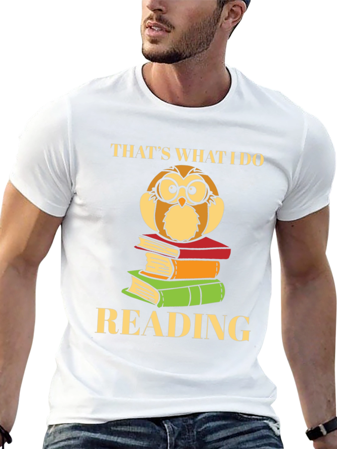 Bookworm Owl Reading T-Shirt