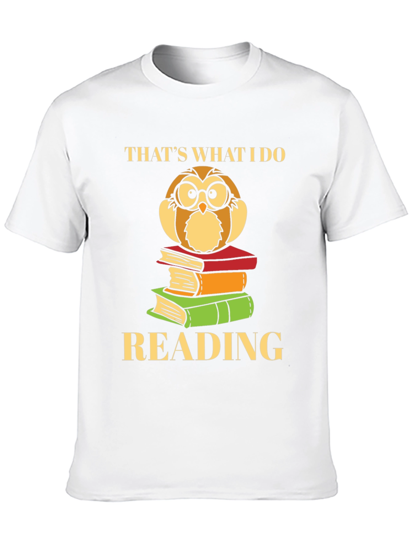 Bookworm Owl Reading T-Shirt