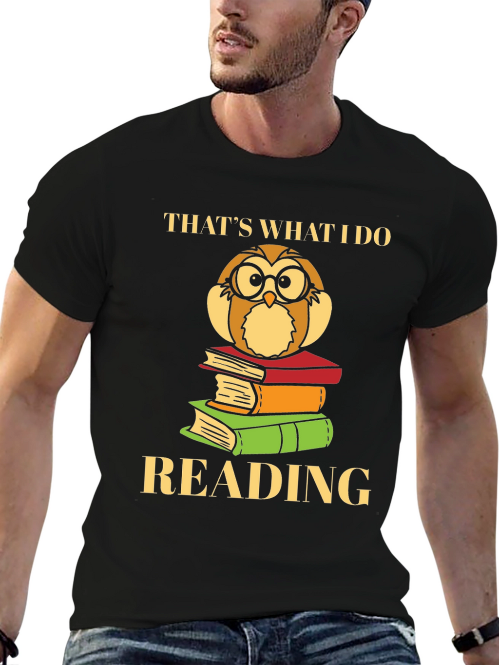 Bookworm Owl Reading T-Shirt