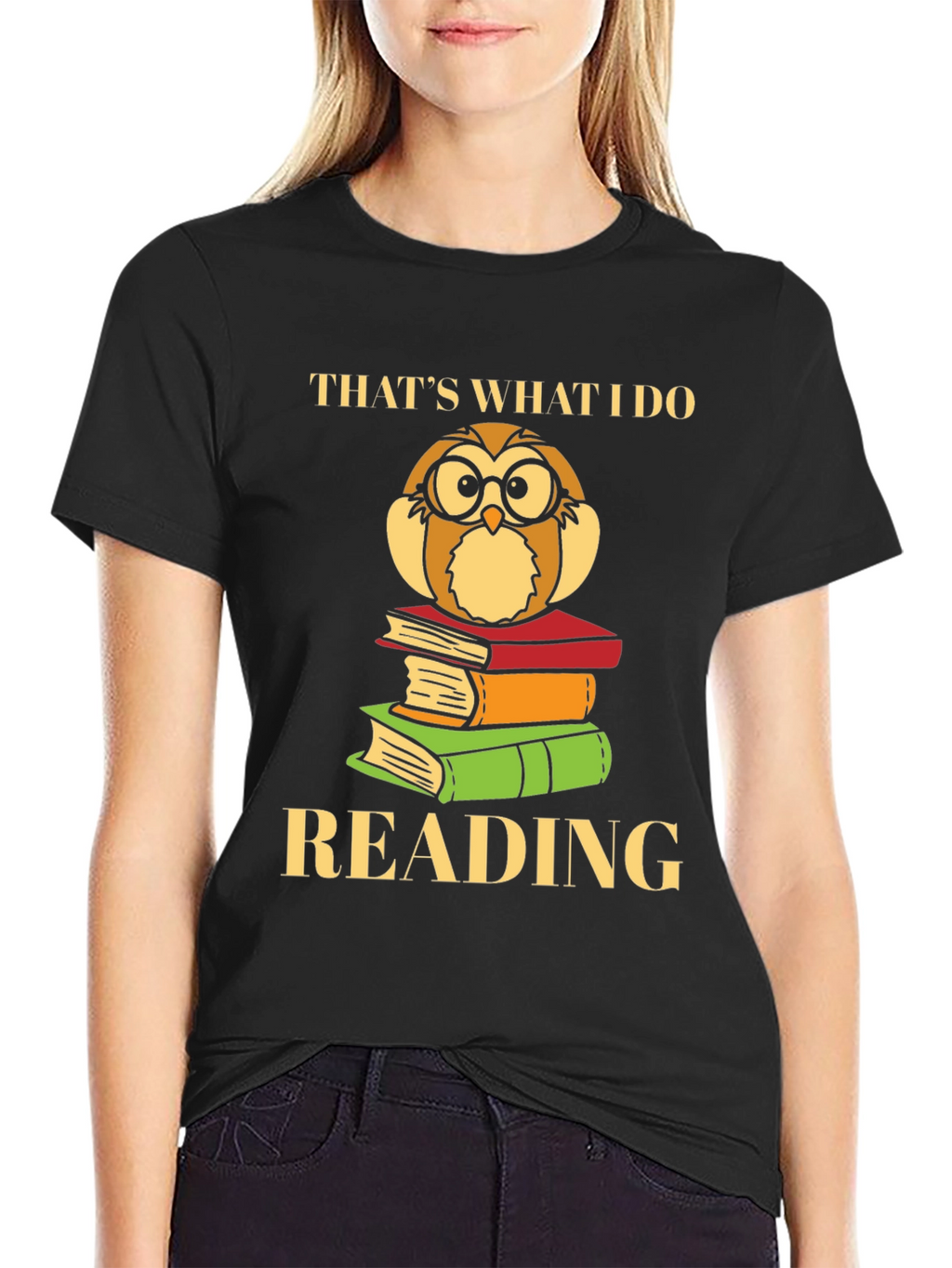 Bookworm Owl Reading T-Shirt