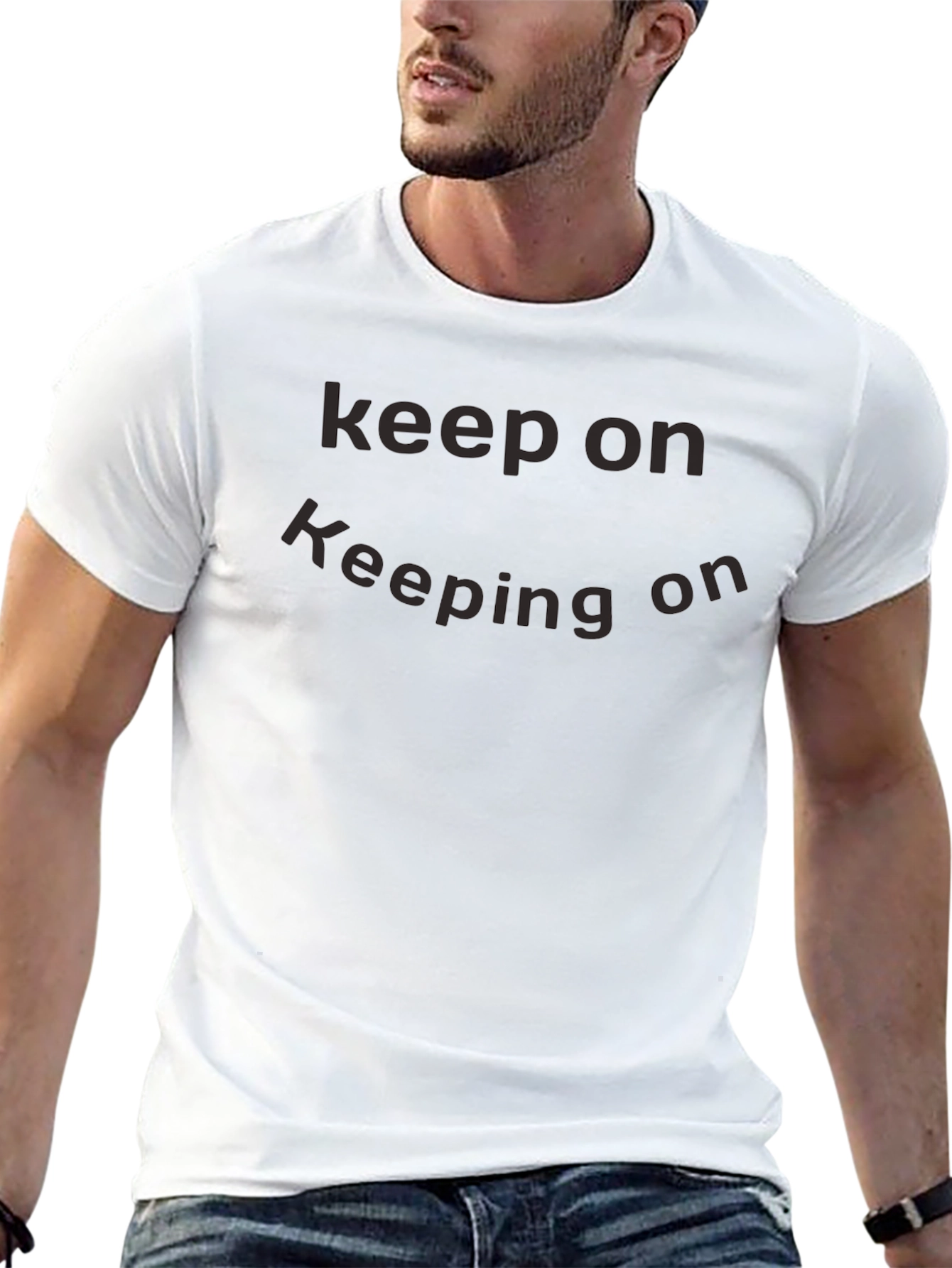 Keep On Keeping On Black T-Shirt