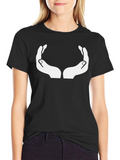 Hands Graphic Print T-Shirt