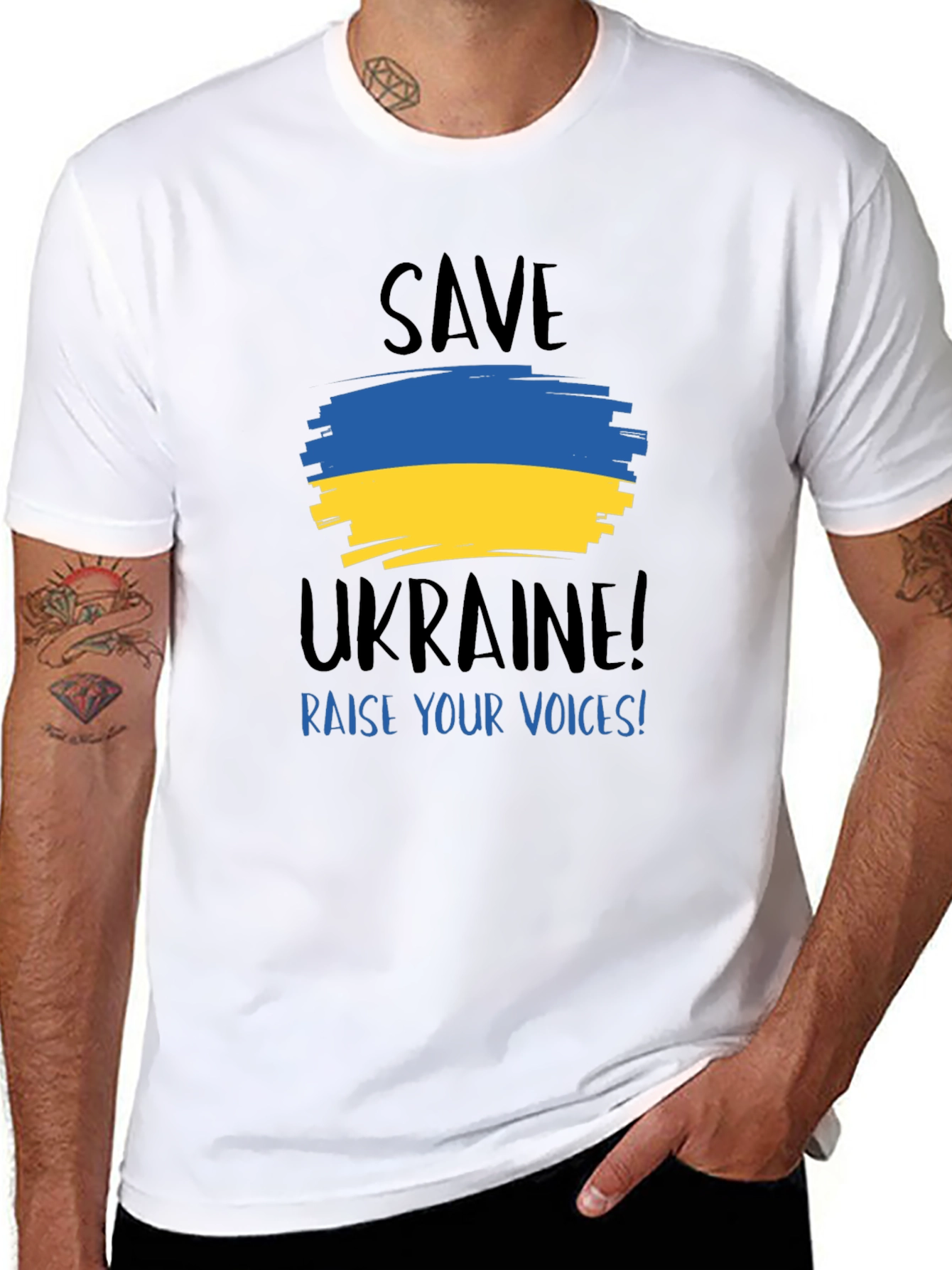Save Ukraine T-Shirt - Raise Your Voice