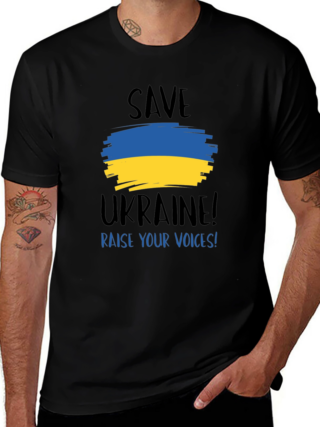 Save Ukraine T-Shirt - Raise Your Voice