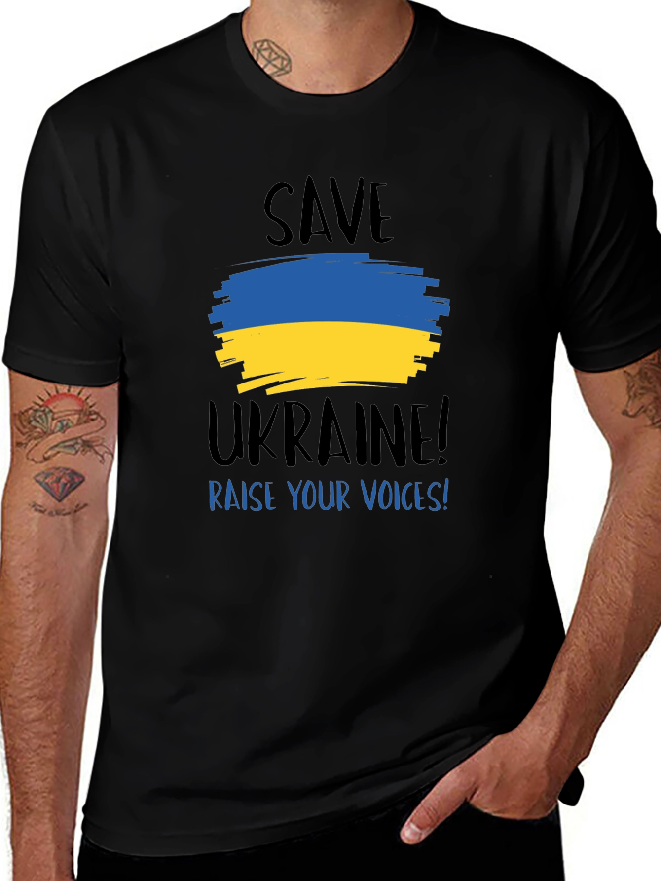 Save Ukraine T-Shirt - Raise Your Voice