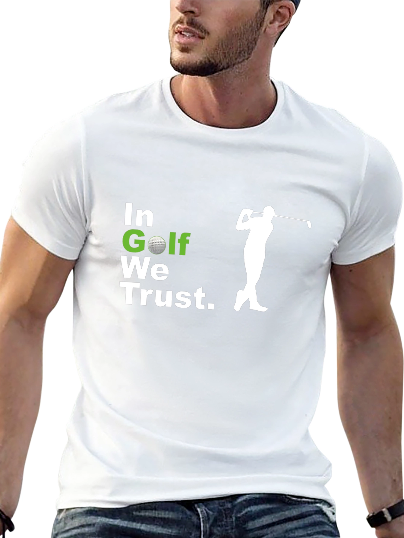 In Golf We Trust T-Shirt - Golf Lovers Tee
