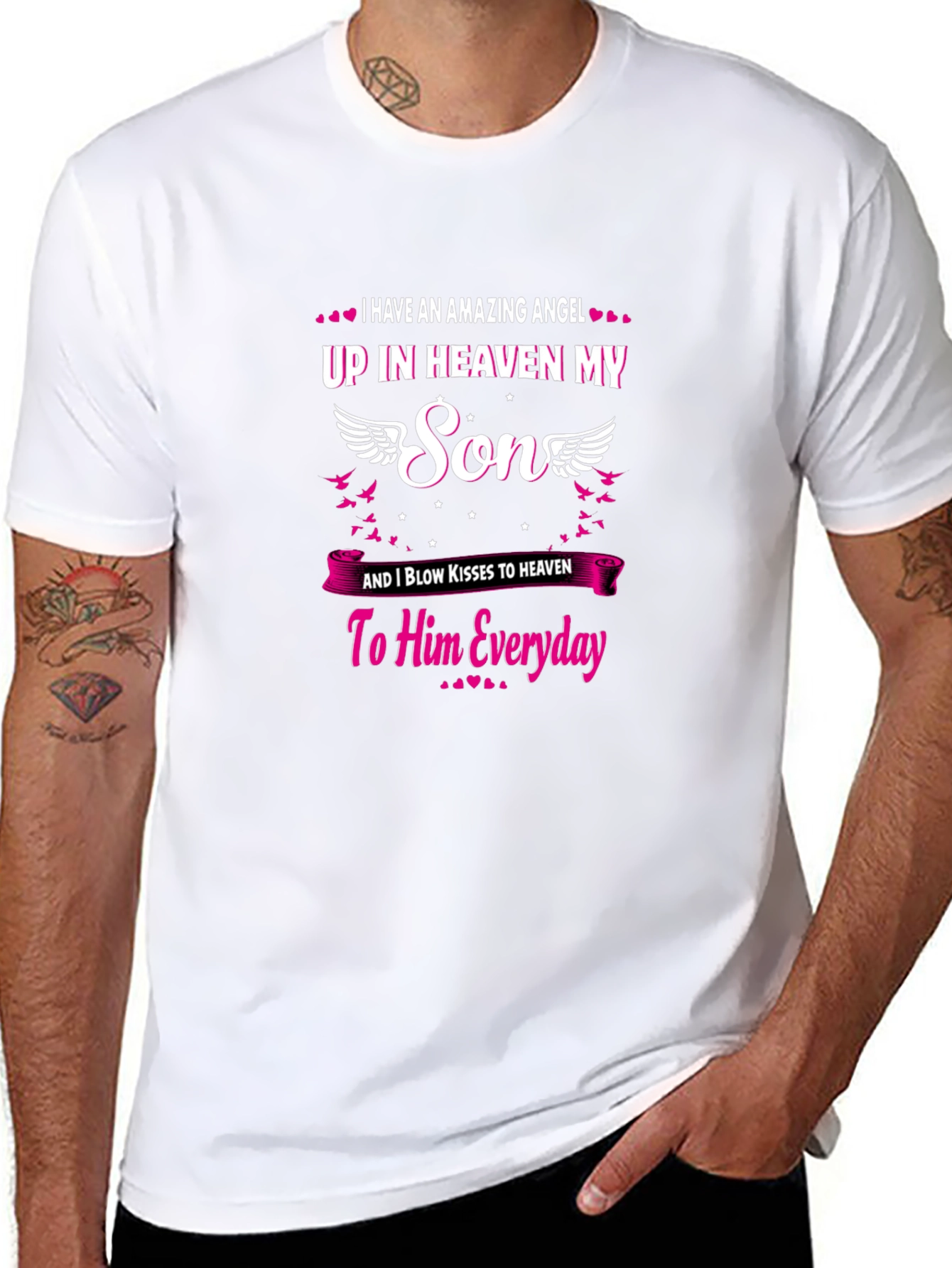 In Loving Memory Son T-Shirt - Angel in Heaven