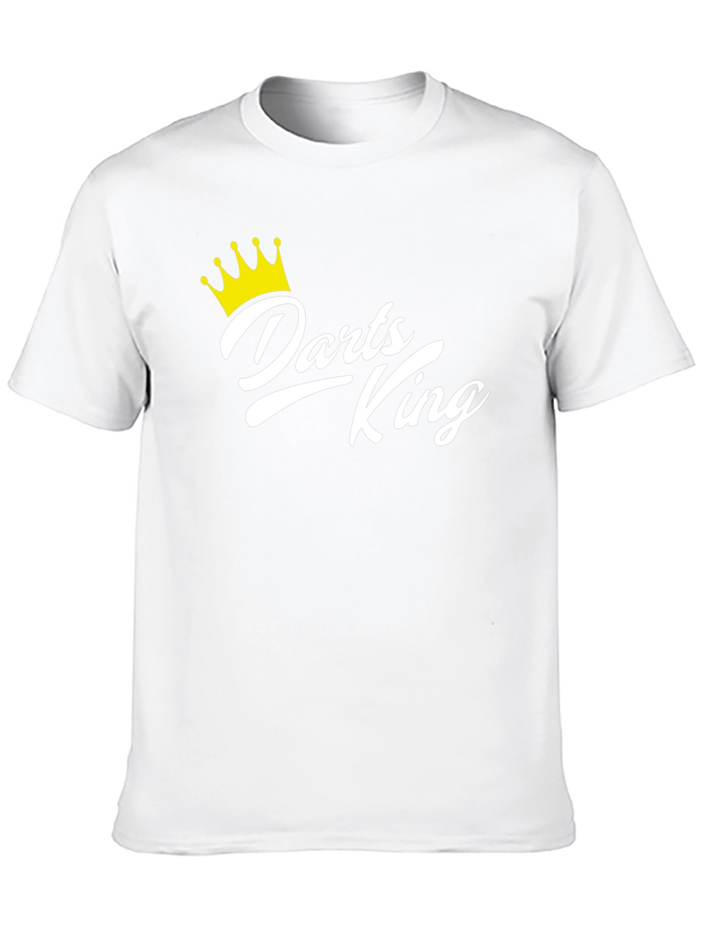 Darts King Black T-Shirt - Novelty Graphic Tee