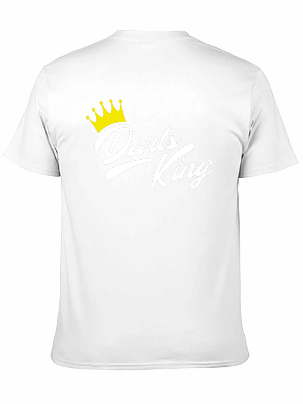 Darts King Black T-Shirt - Novelty Graphic Tee