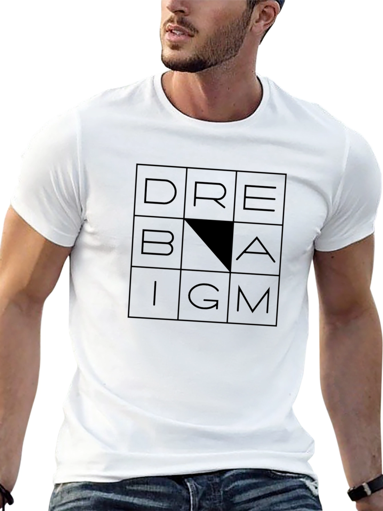 Dream Big Mens Black T-Shirt