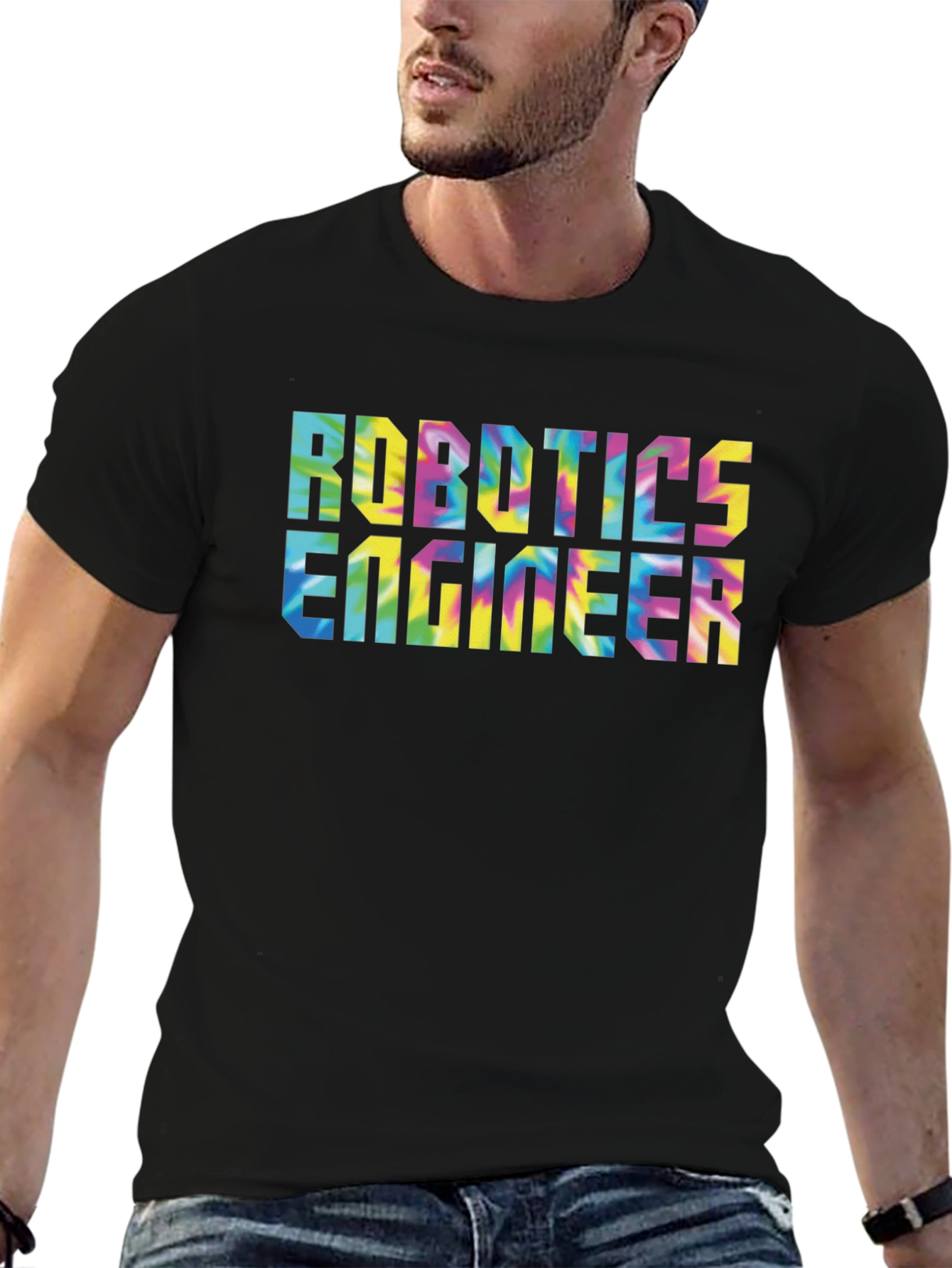 Robotics Engineer Tie-Dye T-Shirt
