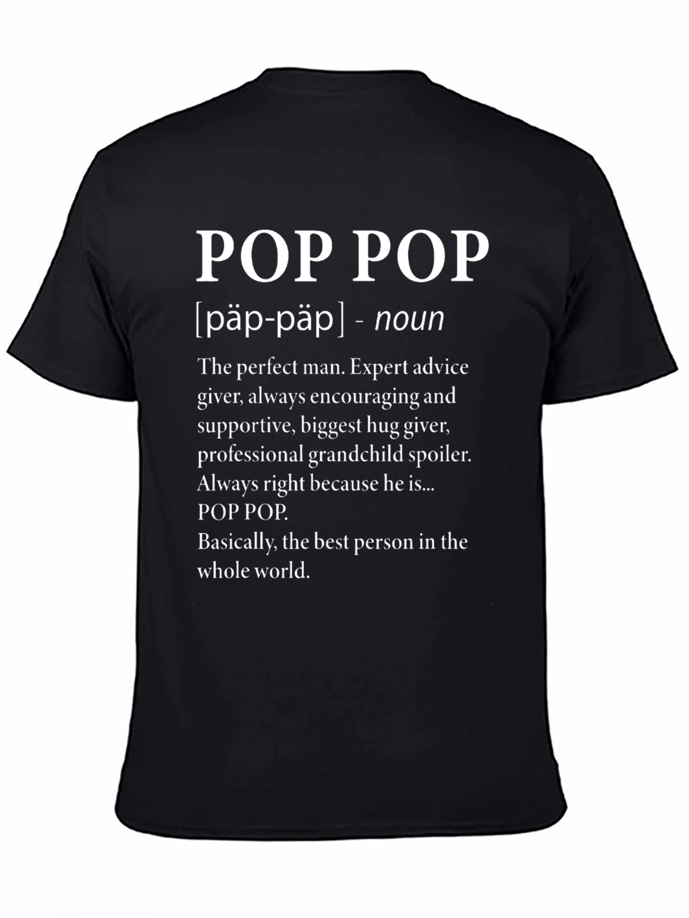 Pop Pop Definition Graphic T-Shirt