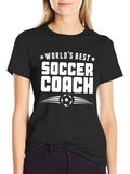 Worlds Best Soccer Coach T-Shirt - Perfect Gift
