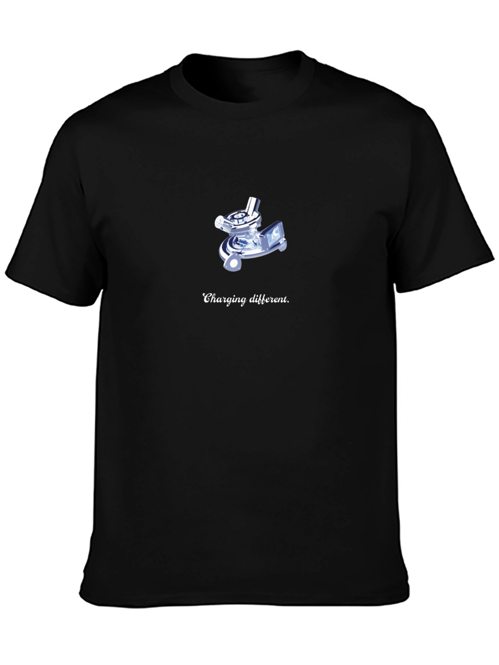 Charging Different Black T-Shirt