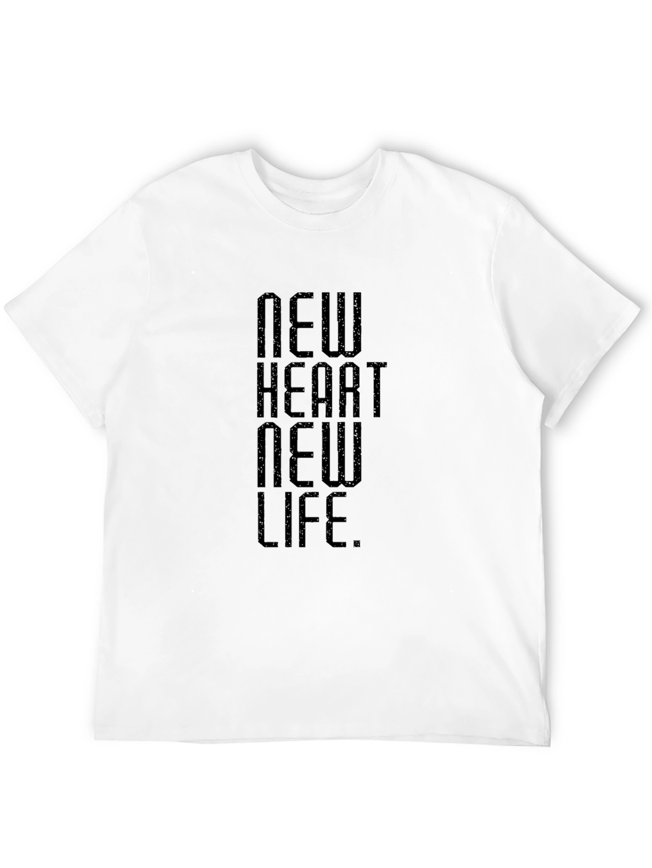 New Heart New Life Graphic Tee - Black