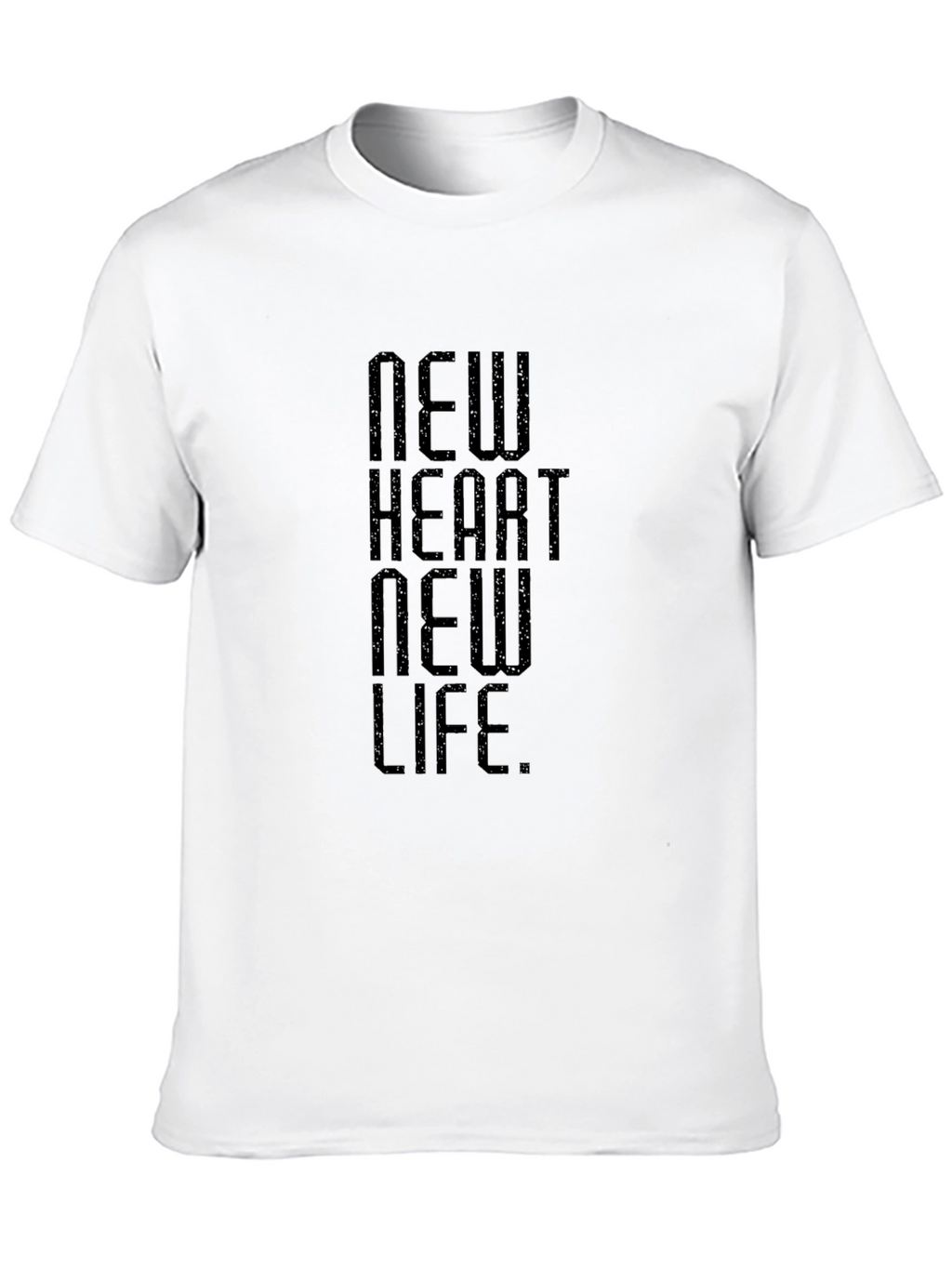 New Heart New Life Graphic Tee - Black